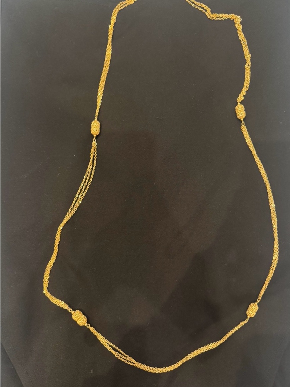 Monet vintage long necklace